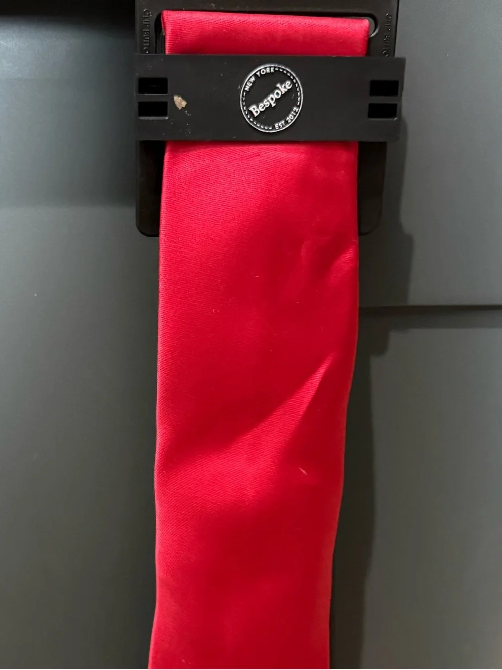 Bespoke Vibrant Red  Tie